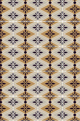 Rolgordijn verduisterend Bloem in een ruit