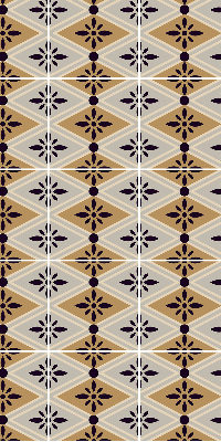 Rolgordijn verduisterend Bloem in een ruit