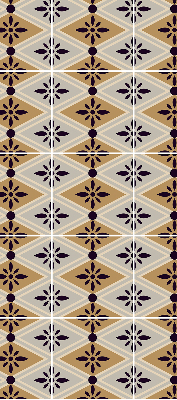 Rolgordijn verduisterend Bloem in een ruit