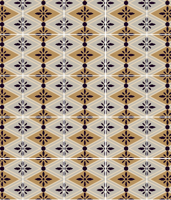 Rolgordijn verduisterend Bloem in een ruit