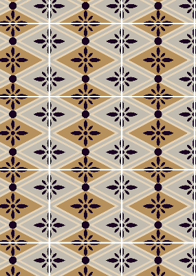 Rolgordijn verduisterend Bloem in een ruit