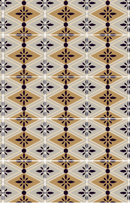 Rolgordijn verduisterend Bloem in een ruit