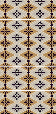 Rolgordijn verduisterend Bloem in een ruit