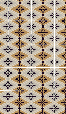 Rolgordijn verduisterend Bloem in een ruit