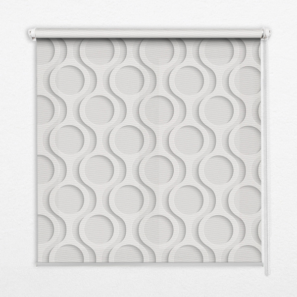 Rolgordijn voor het raam Een wiel binnen een wiel