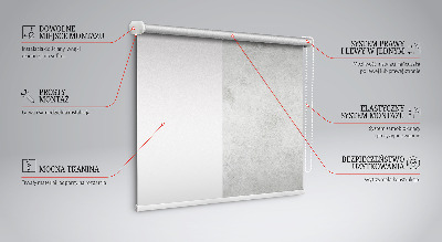 Rolgordijn voor het raam Rook