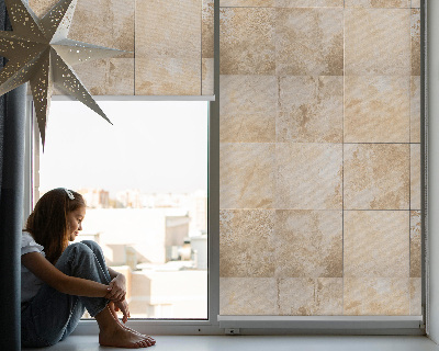 Rolgordijn voor het raam Tegels