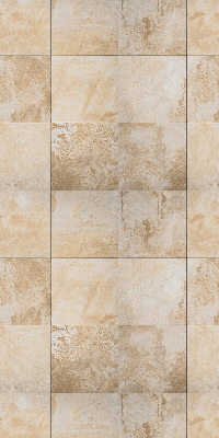 Rolgordijn voor het raam Tegels