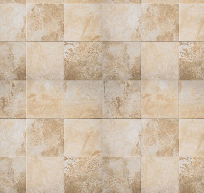 Rolgordijn voor het raam Tegels