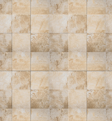 Rolgordijn voor het raam Tegels