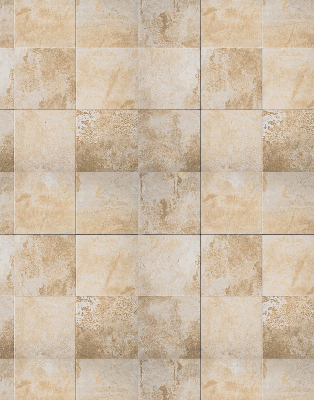 Rolgordijn voor het raam Tegels