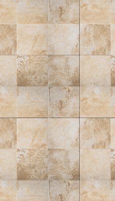 Rolgordijn voor het raam Tegels