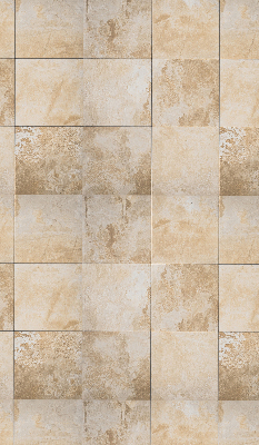 Rolgordijn voor het raam Tegels