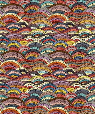 Rolgordijn verduisterend Golven en halve cirkels