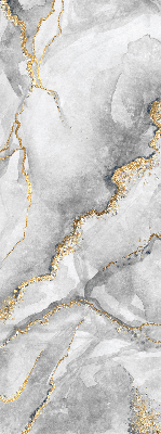 Rolgordijn voor het raam Grijs marmer