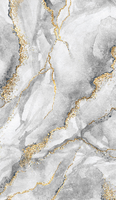 Rolgordijn voor het raam Grijs marmer