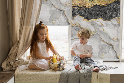 Rolgordijn verduisterend Marmer