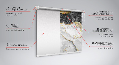 Rolgordijn verduisterend Marmer