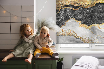 Rolgordijn verduisterend Marmer