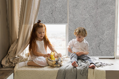 Rolgordijn voor het raam Grijs marmer