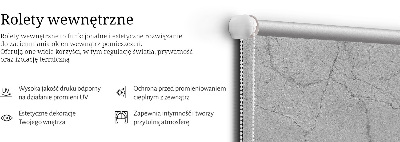 Rolgordijn voor het raam Grijs marmer