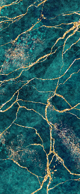 Rolgordijn verduisterend Groen marmer