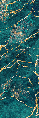 Rolgordijn verduisterend Groen marmer