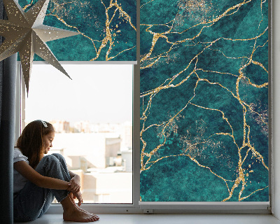 Rolgordijn verduisterend Groen marmer