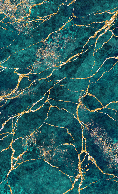 Rolgordijn verduisterend Groen marmer