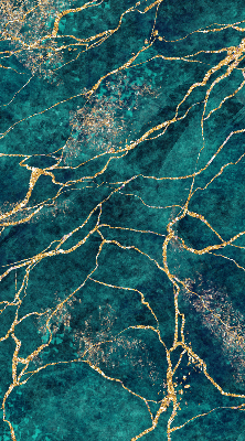 Rolgordijn verduisterend Groen marmer