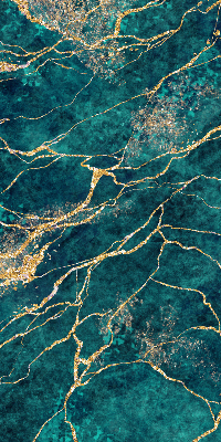 Rolgordijn verduisterend Groen marmer