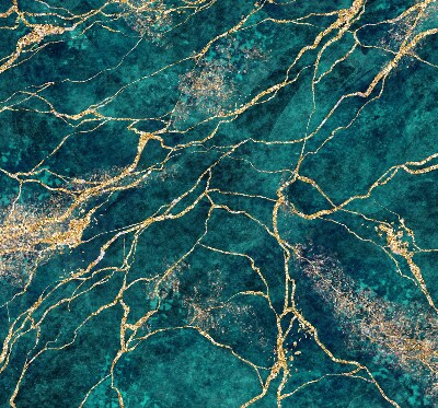 Rolgordijn verduisterend Groen marmer