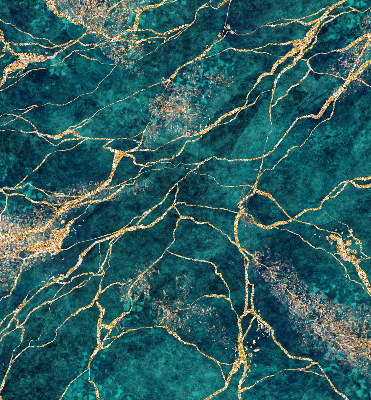 Rolgordijn verduisterend Groen marmer