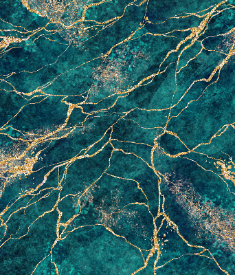 Rolgordijn verduisterend Groen marmer