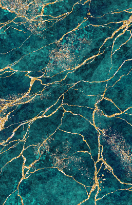 Rolgordijn verduisterend Groen marmer