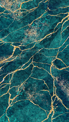 Rolgordijn verduisterend Groen marmer