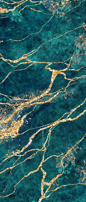 Rolgordijn verduisterend Groen marmer