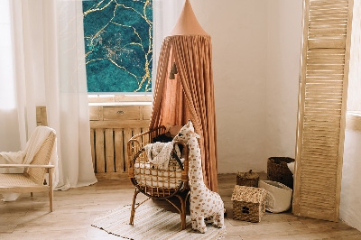 Rolgordijn verduisterend Groen marmer