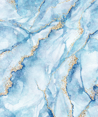 Rolgordijn voor het raam Blauwe marmer