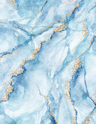 Rolgordijn voor het raam Blauwe marmer