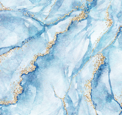 Rolgordijn voor het raam Blauwe marmer