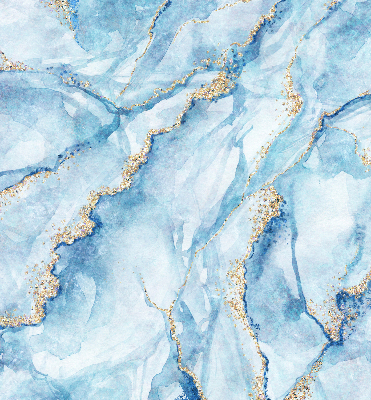 Rolgordijn voor het raam Blauwe marmer