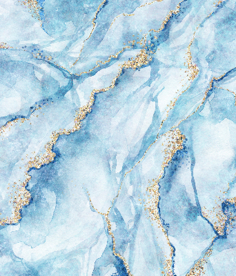 Rolgordijn voor het raam Blauwe marmer