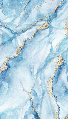 Rolgordijn voor het raam Blauwe marmer