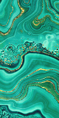 Rolgordijn verduisterend Groen marmer