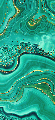 Rolgordijn verduisterend Groen marmer