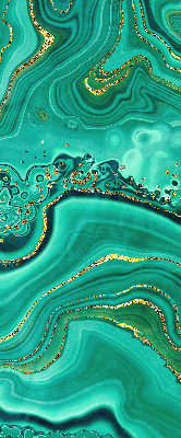 Rolgordijn verduisterend Groen marmer