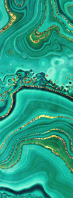 Rolgordijn verduisterend Groen marmer