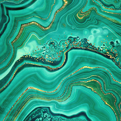 Rolgordijn verduisterend Groen marmer