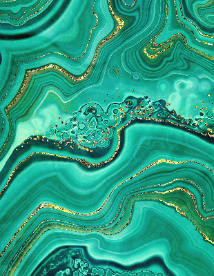 Rolgordijn verduisterend Groen marmer